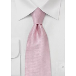 Pink Extra Long Ties - Light Pink Necktie in XL