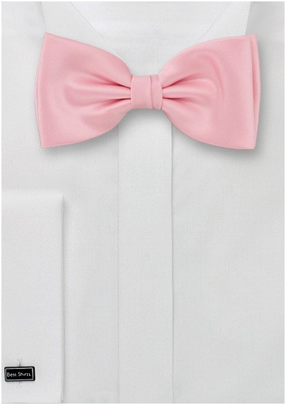Bow ties  -  Solid color pink bow tie