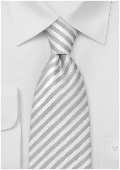 Formal Mens Ties - Striped Tie "Signals" by Parsley