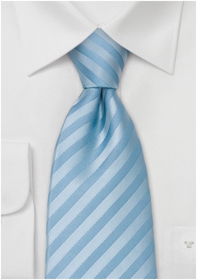 Solid Light Blue Necktie