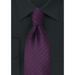 Purple and Black Kids Tie
