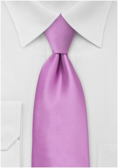 Lilac Rose Mens Necktie