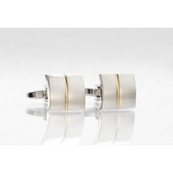 Silver and Gold Cufflinks