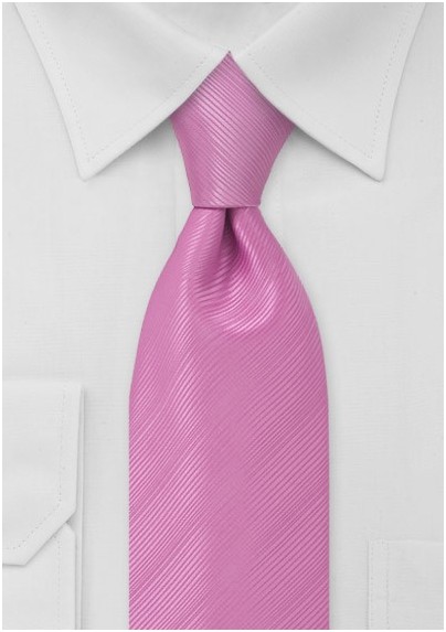 Necktie in Bubble Gum Pink