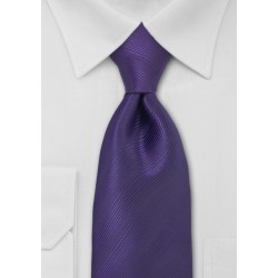 Bright Eggplant Purple Tie