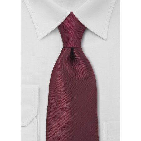 Bordeaux Red Necktie