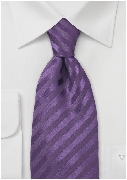 Mens Tie in Lapis-Purple