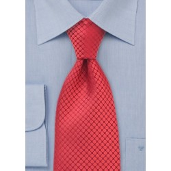 Red Silk Designer Tie