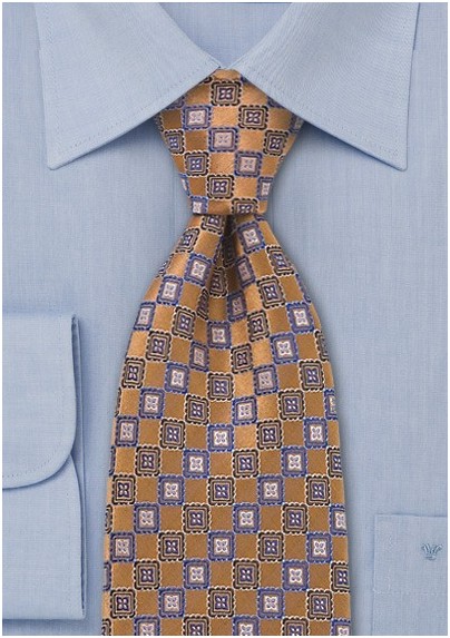 Burnt Orange Designer Tie