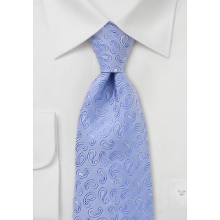 Capri Blue Paisley Tie