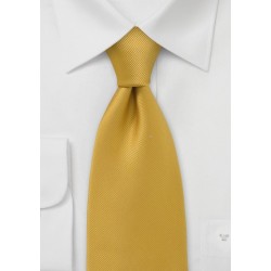 Solid Mustard Yellow Tie