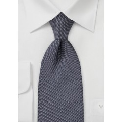 Dotted Tie in Graphite Grey