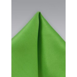Pocket Square in Kelly Green