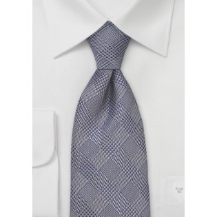 Houndstooth Checkered Tie