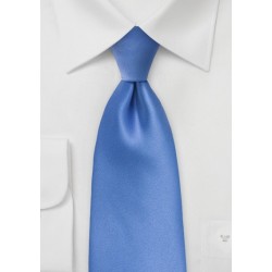 Solid Tie in Warm Riviera Blue