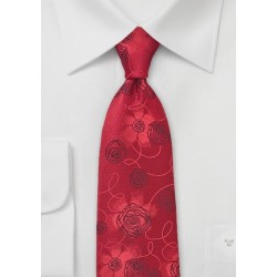 Rose Red Tie