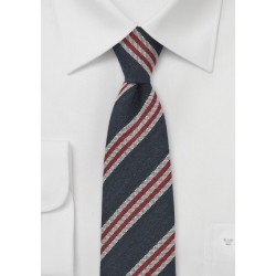 Retro Stripe Skinny Tie by BlackBird