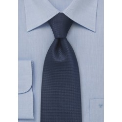 Textured Tie in Indigo Blue