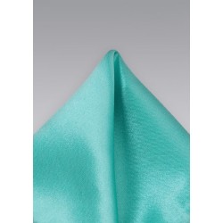 Solid Mint Green Pocket Square