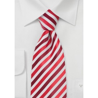 Trendy Red and White Kids Necktie