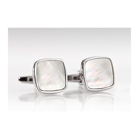 Square Shaped Mother of Pearl Cufflinks