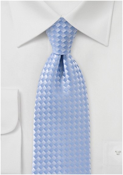 Tonal Blue Tie in Fair Weather Blue