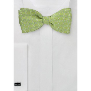 Decorate Bow Tie in Lime Green