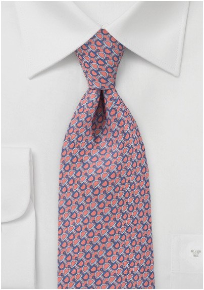 Tip-Top Tiles Tie in Sherbet Pinks
