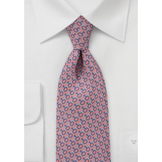 Tip-Top Tiles Tie in Sherbet Pinks