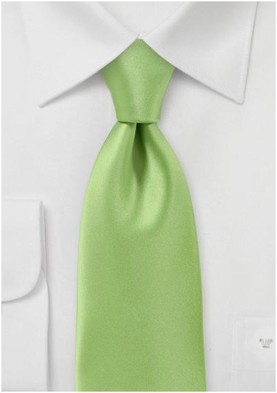 Lime Green Necktie