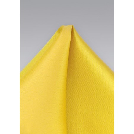 Daffodil Yellow Pocket Square