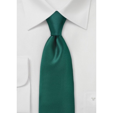 Solid Pine Green Necktie