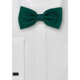 Solid Holly Green Bow Tie