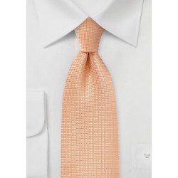 Bespoke HQ Men's Metallic Burnt Orange Silk Tie Black Diagonal Stripes #12E175 