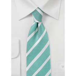 Jade Green Detailed Necktie