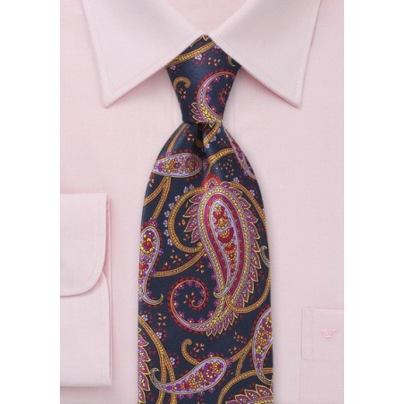 Regal Italian Paisley Silk Tie