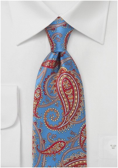 Vintage Paisley Silk Tie by Cantucci