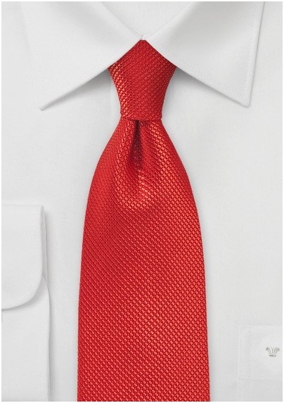 Pure Silk Persimmon Necktie