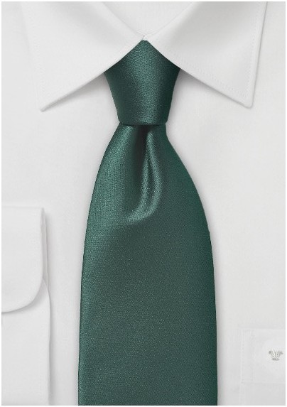 Dark Hunter Green Tie
