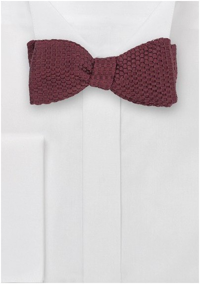 Mahogany Colored Bow Tie