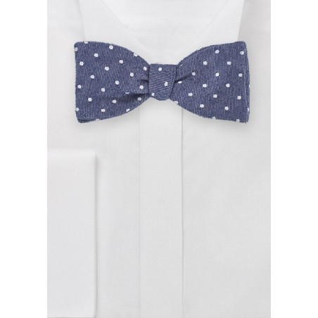 Heritage Style Bowtie with Polka Dot Design