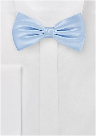 Ultra Light Blue Bow Tie