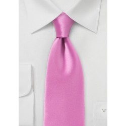 Solid Pink Men's Necktie