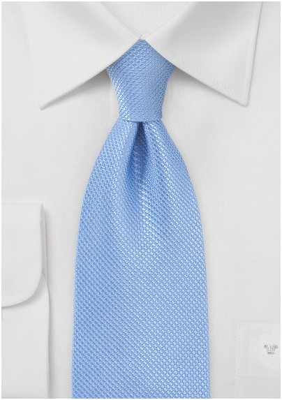 Hydrangea Blue Tie in XL Length