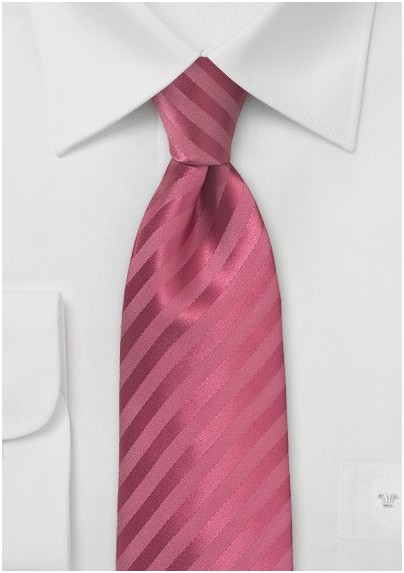 Bold Summer Tie in Raspberry Sorbet Color