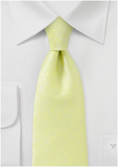 Chartreuse Colored Kids Necktie