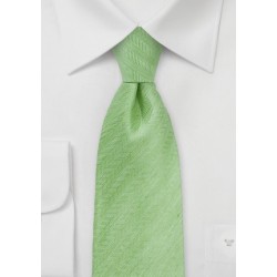 Herringbone Tie in Citrus Green