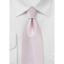 Elegant Wedding Tie in Blush Pink