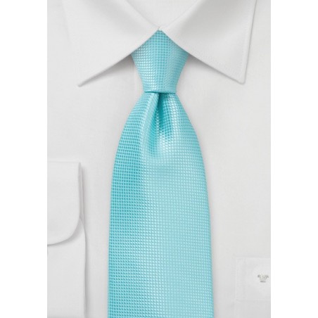 Summer Necktie in Aruba Blue