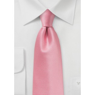 Summer Necktie in Flamingo Pink